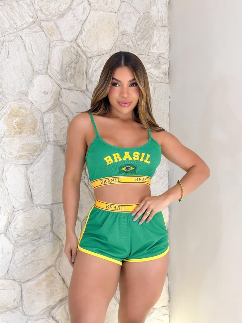 Baby doll Brasil Verde